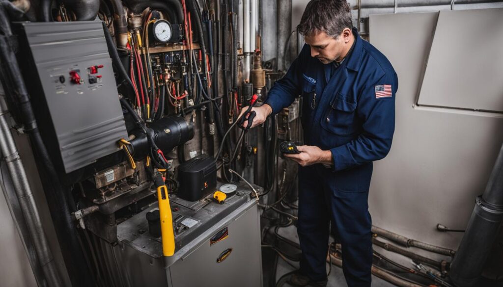 Heating installation and repair