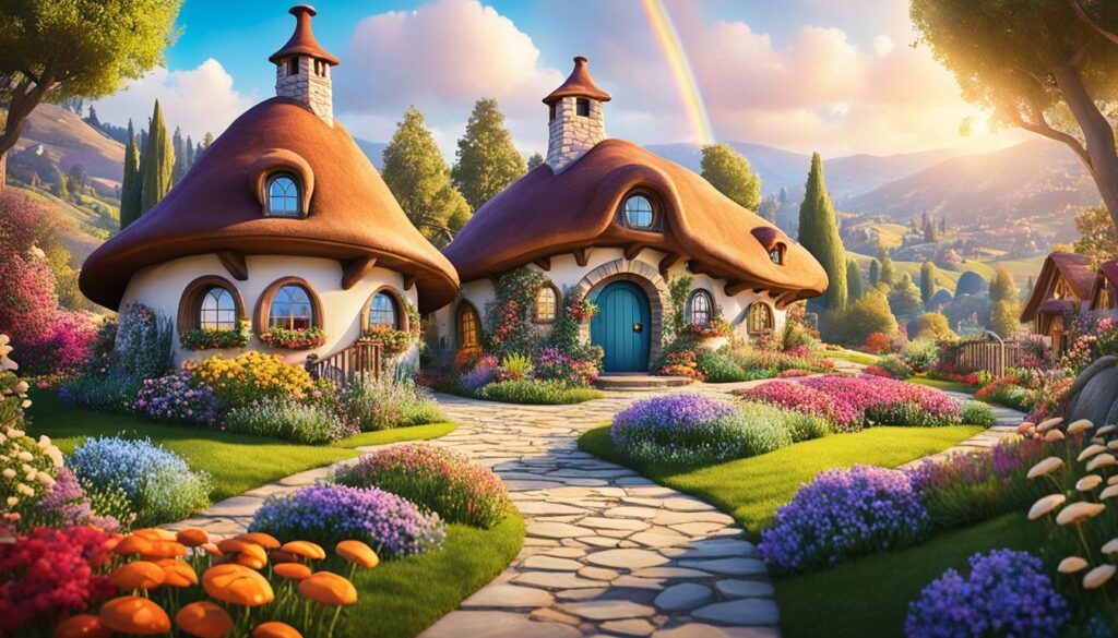 Hidden Hills CA fairytale houses