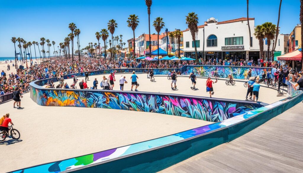 Venice Beach and Boardwalk