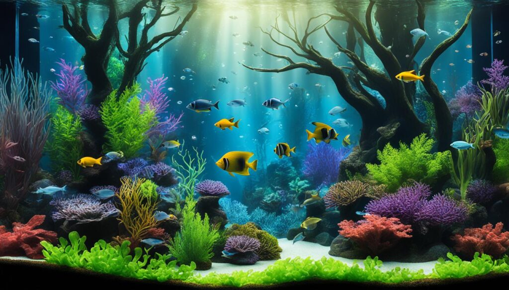 aquatic forest aquarium