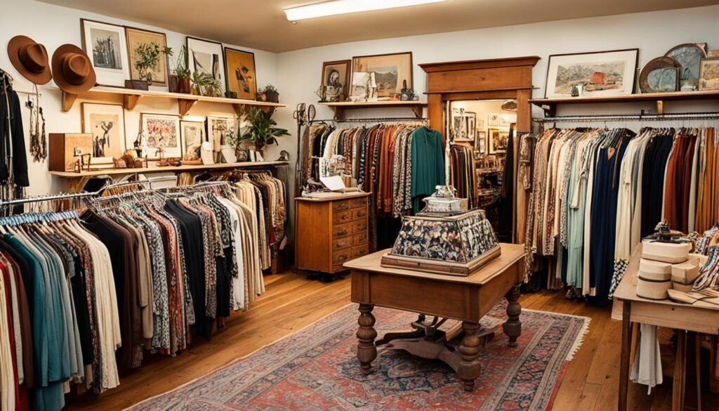 vintage clothing shop in Topanga CA