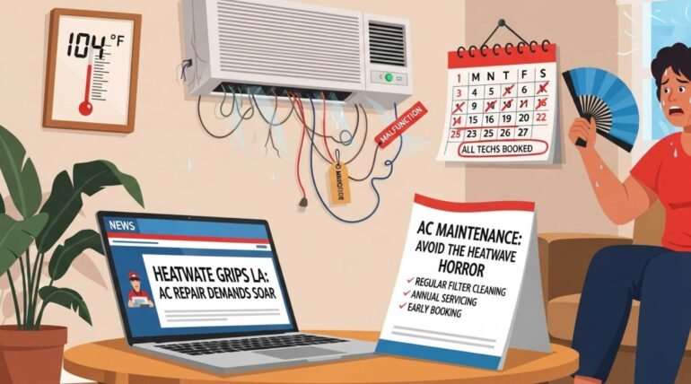 It's 104°F Inside Your House & Every Technician Is Booked in LA — Here Is the Reason and How to Avoid It