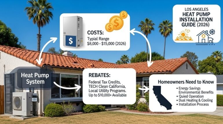 Heat Pump Installation in Los Angeles: Costs, Rebates & Everything Homeowners Need to Know (2026)