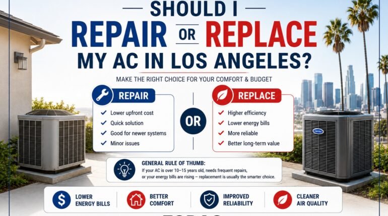 Should I Repair or Replace My AC in Los Angeles